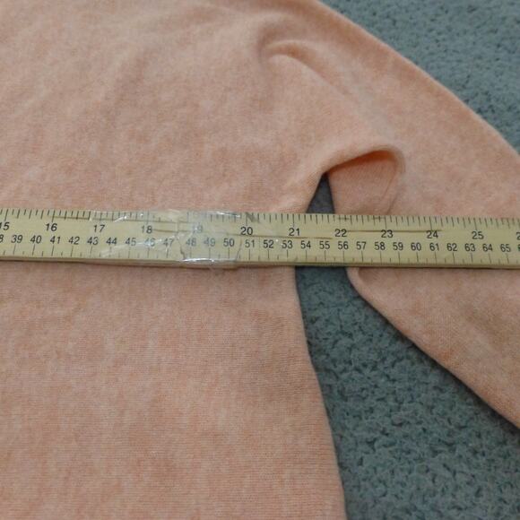 Cashmere Studio Sweater Womens Large Turtleneck Knit 3/4 Sleeve Pink Pullover - Picture 8 of 11